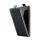 Husă stativă, efect piele (FLIP, flip-down, suport silicon) negru Apple iPhone SE (2016), Apple iPhone 5S, Apple iPhone 5