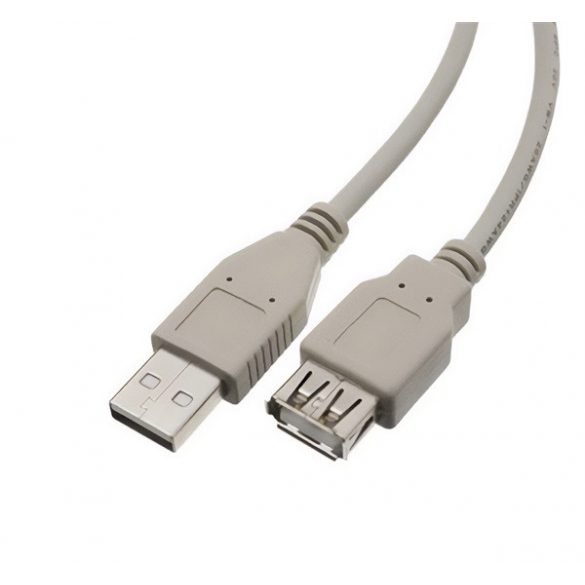 Prelungire cablu (USB 2.0 - USB 2.0, 180cm, anti-rupere) GRI