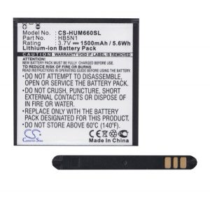 Baterie CAMERON SINO Li-Ion (3,7V/1500mAh, compatibil MetroPCS BCC1023) NEGRU Huawei Ascend Y330, Huawei Ascend G300 (U8815)