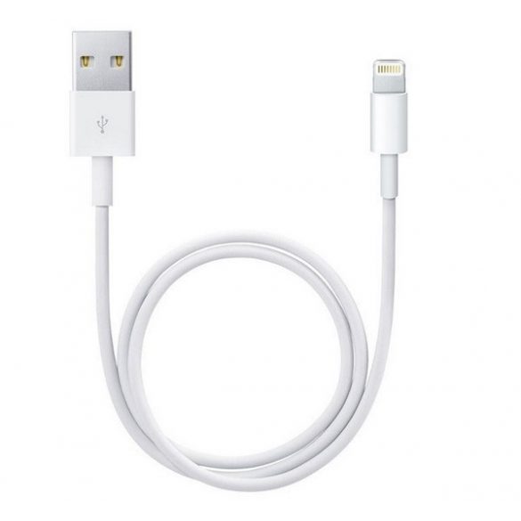 Cablu de date APPLE (USB - lightning, 50cm) ALB