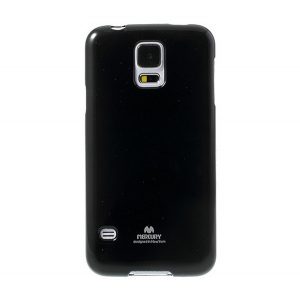 Protector de telefon din silicon MERCURY Goospery (sclipici) NEGRU Samsung Galaxy S5 (SM-G900)