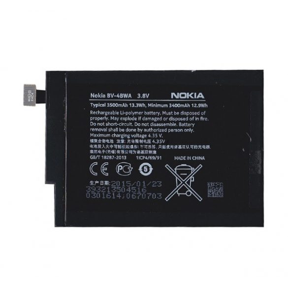 Baterie NOKIA 3500mAh LI-Polymer Nokia Lumia 1320