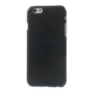 Protectie din plastic pentru telefon (model carbon) NEGRU Apple iPhone 6S 4.7, Apple iPhone 6 4.7