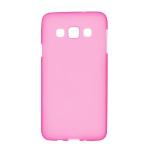 Protectie de telefon din silicon TRANSPARENT MAGENTA Samsung Galaxy A3 (2015) SM-A300F