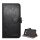 Carcasa in picioare, efect piele (FLIP, deschidere laterala, functie suport desktop, premium) NEGRU Samsung Galaxy A7 (2015) SM-A700F