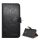 Carcasa in picioare, efect piele (FLIP, deschidere laterala, functie suport birou) NEGRU Lenovo S860