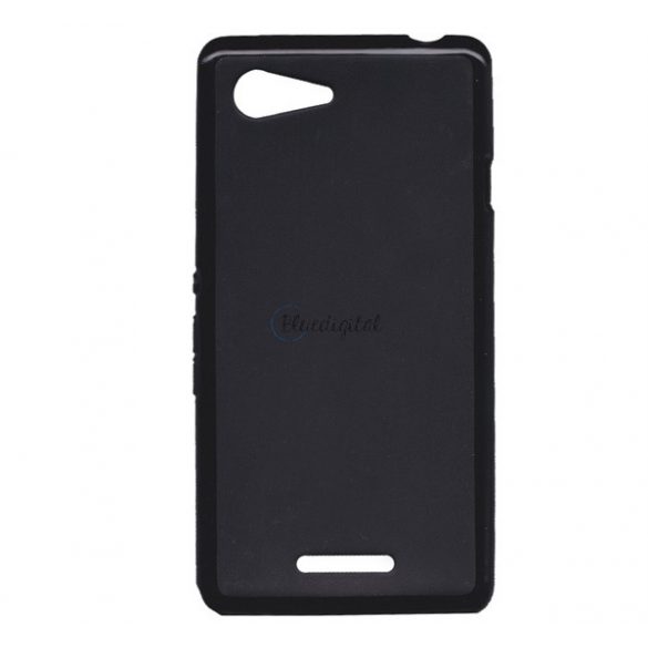 Protectie din silicon pentru telefon (mat) NEGRU Sony Xperia E3 (D2203)