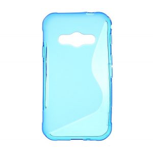 Protectie din silicon pentru telefon (S-line) ALBASTRU Samsung Galaxy Xcover 3 (SM-G388)