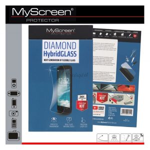 Sticlă de protecție MYSCREEN HYBRIDGLASS (numai pe spate, flexibilă, rezistentă la zgârieturi, rezistentă la impact, 0,15 mm, 8H) TRANSPARENT Samsung Galaxy S6 EDGE (SM-G925F)