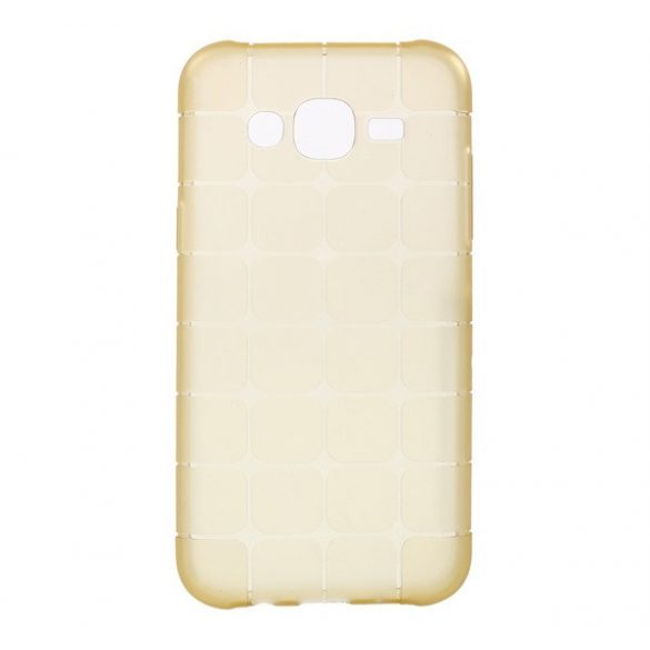 Protectie din silicon pentru telefon (model cub) GOLD Samsung Galaxy J5 (2015) SM-J500