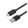 Cablu de date (USB - Type-C, încărcător rapid, 100cm) NEGRU