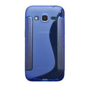 Husă de telefon din silicon (S-line) albastruSamsung Galaxy Core Prime