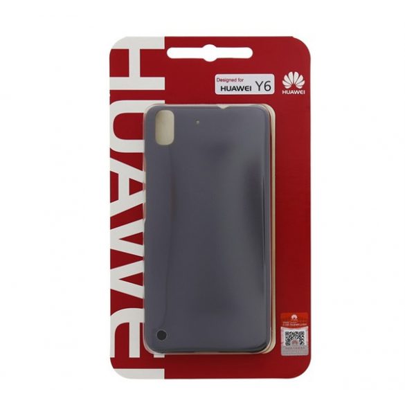 Protectie de telefon din plastic HUAWEI (ultra-subtire, 0,8 mm) GRI Huawei Y6