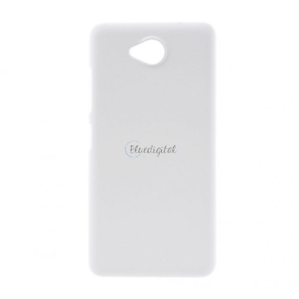 Protector de telefon din plastic (cauciucat) ALB Microsoft Lumia 650