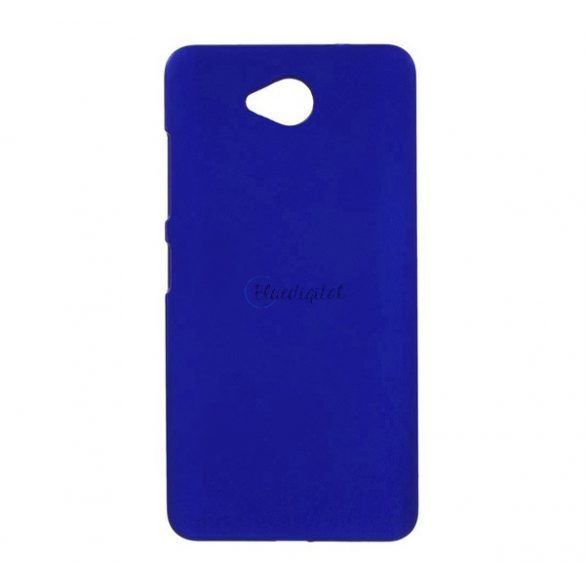 Protector de telefon din plastic (cauciucat) ALBASTRU INCHIS Microsoft Lumia 650