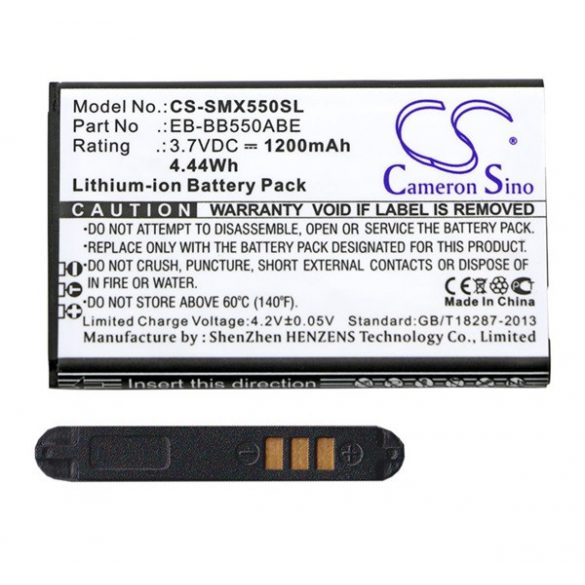 Baterie CAMERON SINO Li-Ion (3,7V/1200mAh, compatibil cu Samsung EB-BB550ABE) NEGRU Samsung Xcover 550 (SM-B550)