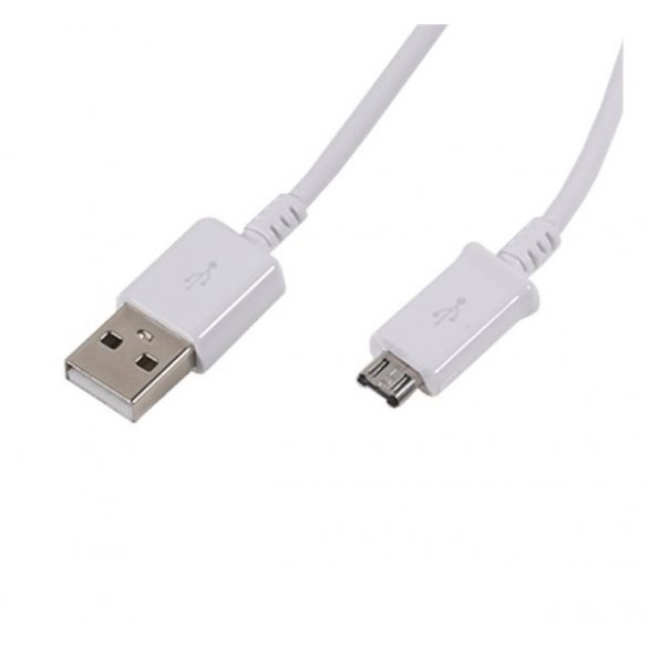 SAMSUNG cablu de date (USB - microUSB, 150cm, funcție de încărcare) alb 