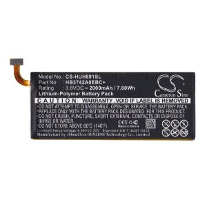 Baterie CAMERON SINO Li-Polymer (3,8V/2A, compatibil cu Huawei HB3742A0EBC+) NEGRU