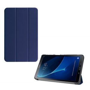 Husă stativă, efect piele (FLIP activ, deschidere laterală, funcție suport birou TRIFOLD) FASTENING Samsung Galaxy Tab A 10.1 LTE (2016) SM-T585, Samsung Galaxy Tab A 10.1 WIFI (2016) SM-T580