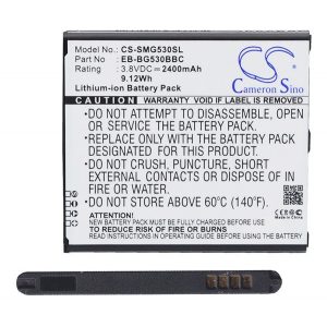 Baterie CAMERON SINO Li-Ion (3,8V/2400mAh, compatibil Samsung BG530CBU) NEGRU Samsung Galaxy J5 (2015) SM-J500, Samsung Galaxy J3 (2016) SM-J320