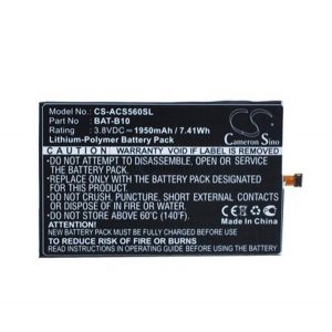 Baterie CAMERON SINO Li-Polymer (3,8V/1950mAh, compatibilă cu Acer BAT-B10) NEGRU Acer Liquid Jade (S55)