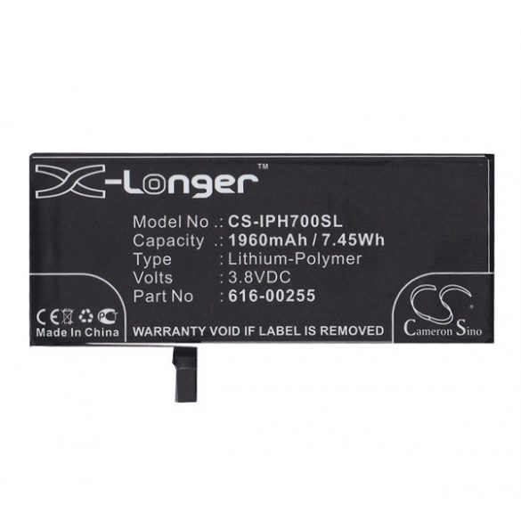 Baterie CAMERON SINO Li-Polymer (3.8V/1960mAh, compatibil cu Apple 616-00255) Apple iPhone 7 4.7