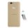 Protector de telefon din plastic NILLKIN SUPER FROSTED (cauciucat, suprafață aspră + folie de protecție a ecranului) GOLD Huawei Nova