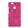 Protectie telefon din plastic MOFI (efect piele) MAGENTA Huawei Nova