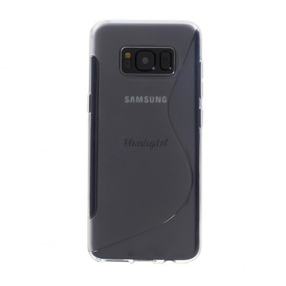 Protectie din silicon pentru telefon (S-line) TRANSPARENT Samsung Galaxy S8 Plus (SM-G955)