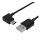 Cablu de date (USB - Tip-C, 100 cm, 90 grade/perpendicular) NEGRU