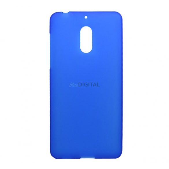 Protectie din silicon pentru telefon (mat) BLUE INCHIS Nokia 6 (2017)