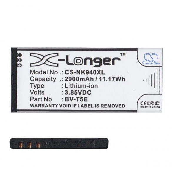 Baterie CAMERON SINO Li-Ion (3,85V/2900mAh, compatibil Microsoft BV-T5E) NEGRU Microsoft Lumia 950