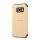 Protector de telefon Defender din plastic (rezistenta la impact mediu, interior din silicon, model carbon) GOLD Samsung Galaxy A3 (2017) SM-A320F