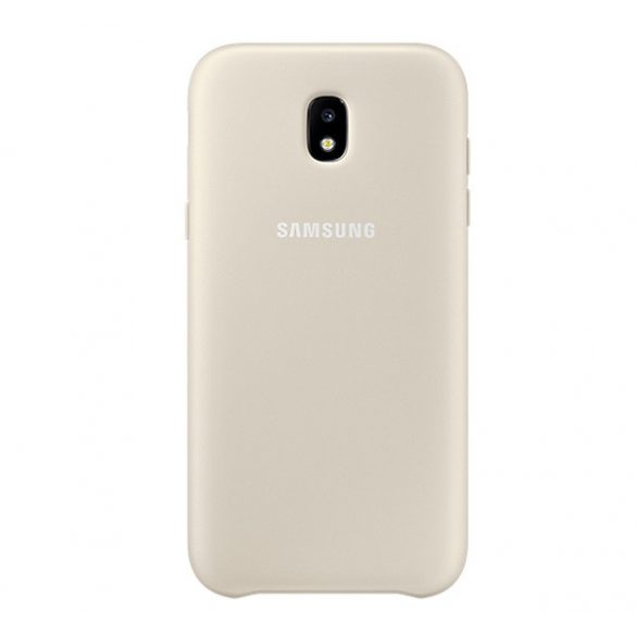 SAMSUNG plastic telefon protecție(dublu strat, cauciucat) GOLD Samsung Galaxy J5 (2017) SM-J530 UE