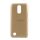 Protector telefon din plastic (cauciucat) GOLD LG K10 (2017) M250n