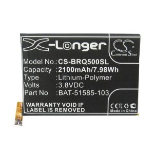 Baterie CAMERON SINO Li-Polymer (3.8V/2100mAh, compatibil cu Blackberry BAT-51585-003) NEGRU BlackBerry Q5