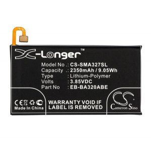 Baterie CAMERON SINO Li-Polymer (3,85V/2350mAh, compatibil cu Samsung EB-BA320ABE) NEGRU Samsung Galaxy A3 (2017) SM-A320F