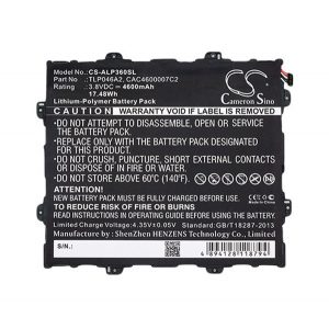 Baterie CAMERON SINO Li-Polymer (3,8V/4600mAh, compatibil Alcatel CAC4600007C2) NEGRU Alcatel One Touch POP 10 (OT-P360x), Vodafone Tab Prime 6 (VF1497)