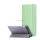 Carcasa in picioare, efect piele (FLIP, deschidere laterala, TRIFOLD, suport de masa, model matase) VERDE DESCHIS Huawei Mediapad T3 7