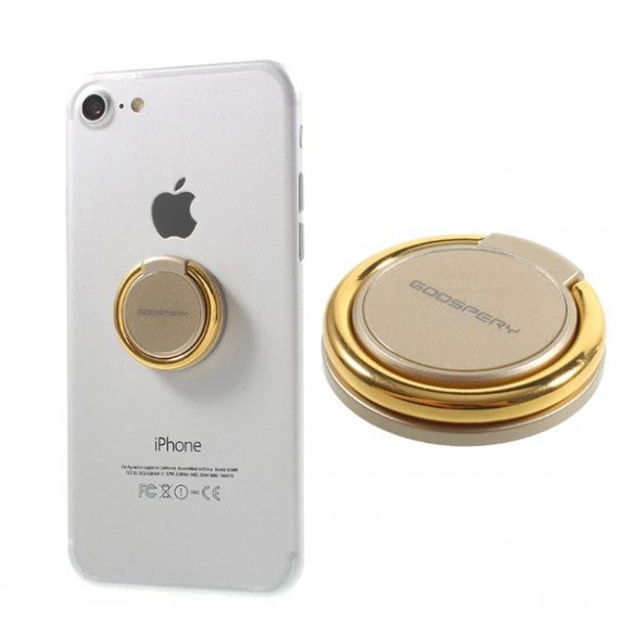 Inel suport MERCURY RING (metal, adeziv, suport telefon, suport, 360°) GOLD Sony C5, Asus PadFone 2, Asus PadFone S