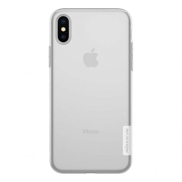 Protector de telefon din silicon NILLKIN NATURE (0,6 mm, ultrasubțire) TRANSPARENT Apple iPhone X 5.8, Apple iPhone XS 5.8