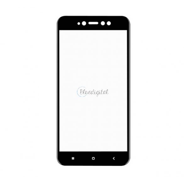 Sticlă de protecție a ecranului ENKAY (copertă completă 3D, curbată, rezistentă la zgârieturi, 0,2 mm, 9H) NEGRU Xiaomi Redmi Note 5A