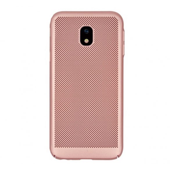 Protecție din plastic pentru telefon (cauciucată, model perforat) GOLDEN Samsung Galaxy J3 (2017) SM-J330 EU