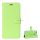 Carcasa in picioare, efect piele (FLIP, deschidere laterala, functie suport desktop, premium) VERDE DESCHIS Huawei P9 Lite Mini