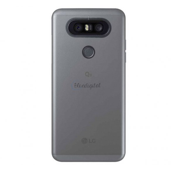 Protectie din silicon pentru telefon (ultra-subtire) TRANSPARENT LG Q8 (H970)