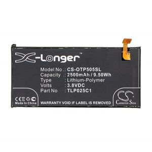 Baterie CAMERON SINO Li-Polymer (3,8V/2500mAh, compatibil cu Alcatel TLP025C1) NEGRU Alcatel Pop 4 plus (OT-5056)