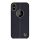 Protector de telefon din plastic NILLKIN ENGLON (efect de piele, model de cusaturi, decupaj logo) NEGRU Apple iPhone X 5.8, Apple iPhone XS 5.8