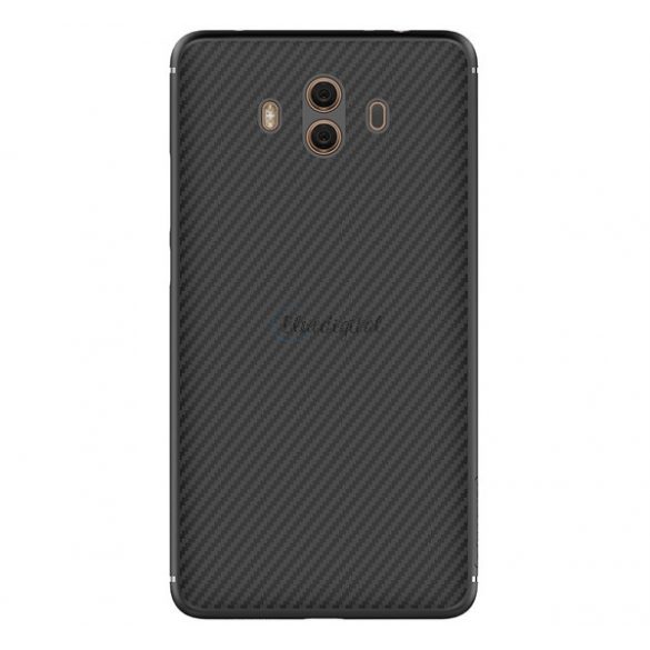 Protector de telefon din plastic NILLKIN FIBRA SINTETICA (prietenos cu mediul, model carbon) NEGRU Huawei Mate 10