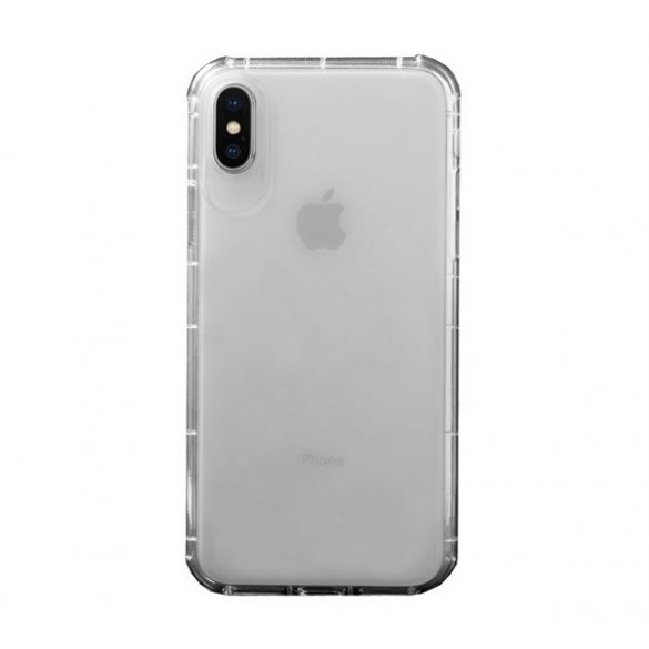 Protector de telefon din silicon (rezistent mediu la impact, cadru cu perne de aer) TRANSPARENT Apple iPhone X 5.8, Apple iPhone XS 5.8