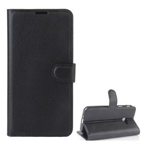 Husă în picioare, efect piele (FLIP, deschidere laterală, funcție de suport pentru desktop, premium) NEGRU Samsung Galaxy Xcover 4 (SM-G390), Samsung Galaxy Xcover 4s (SM-G398F)